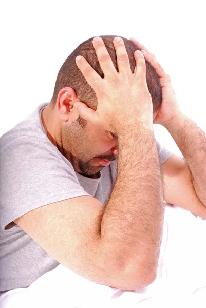 Young Man Worry — Stock Photo, Image