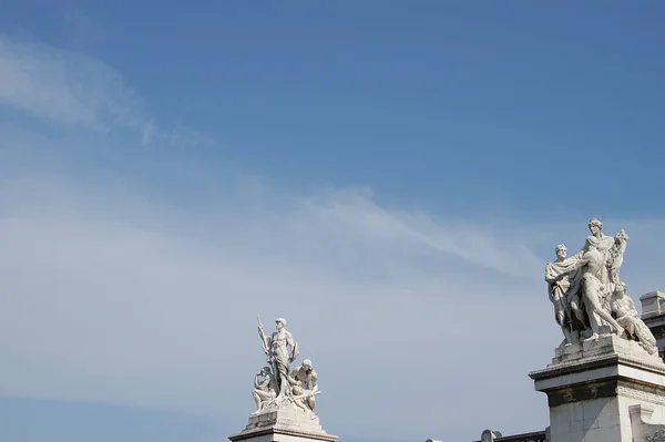 Monumento Nacional Vittorio Emanuele — Foto de Stock