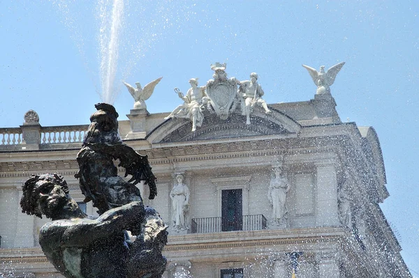 Plaza República Roma — Foto de Stock
