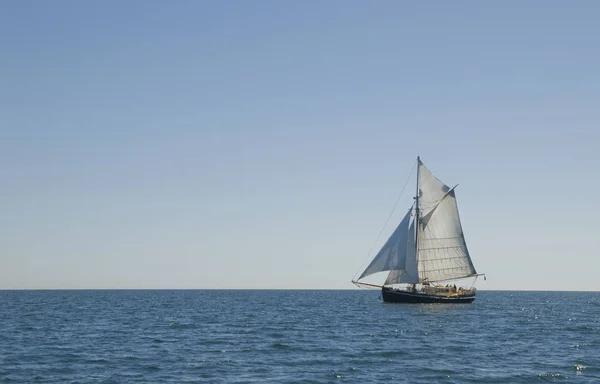 Вітрильний Човен Морі — стокове фото