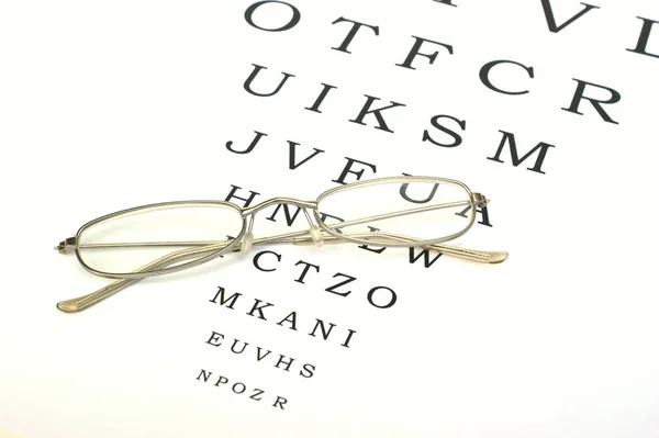 Occhiali Vista Occhiali Isolati Bianco — Foto Stock
