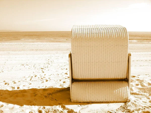 Beach Chair Sea — Stock Photo, Image