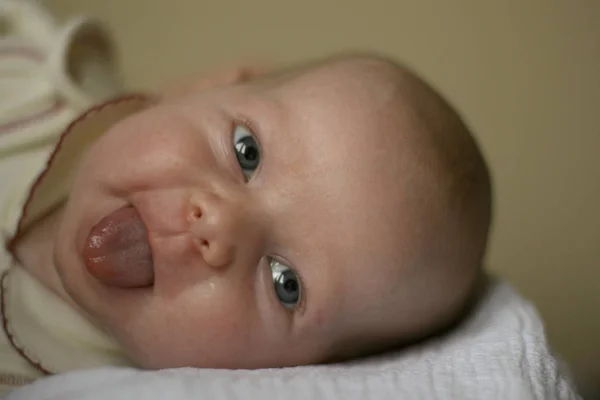 Primo Piano Ritratto Bambino Carino — Foto Stock