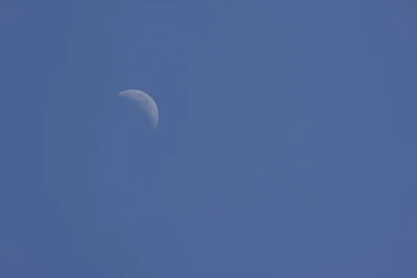 sky with moon, lunar light