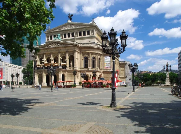 Stará Opera Frankfurt Main — Stock fotografie
