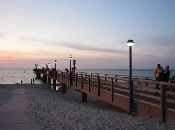 Vista Una Bellissima Costa Del Mare — Foto Stock