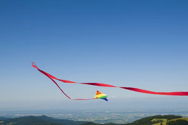 Cometa Volando Cielo — Foto de Stock