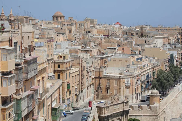 Oude Stad Van Valetta Malta — Stockfoto