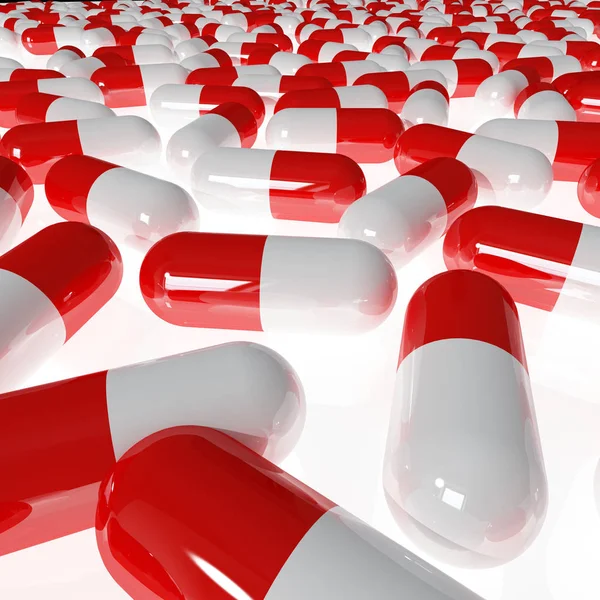Medikamenteneinnahme Medikamente Und Gesundheitsfürsorge — Stockfoto