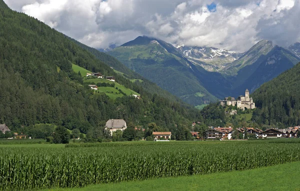 Widok Alto Adige Lub Południowy Tyrol Prowincja Północno Wschodnich Włoszech — Zdjęcie stockowe