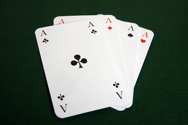 Playing Cards Closeup Poker Background — Stock Photo, Image