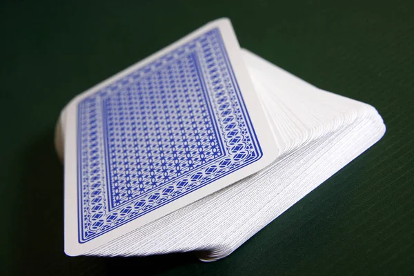 Κλείσιμο Καρτών Φόντο Πόκερ — Φωτογραφία Αρχείου