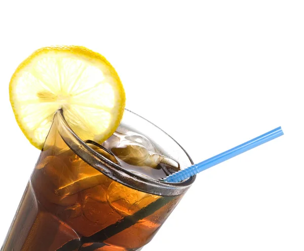 Glass Cold Drink Ice — Stock Photo, Image