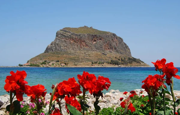 Vista Panoramica Dell Isola Attenzione Selettiva — Foto Stock