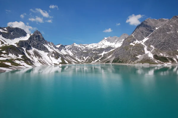 Vue Panoramique Sur Magnifique Paysage Alpin — Photo