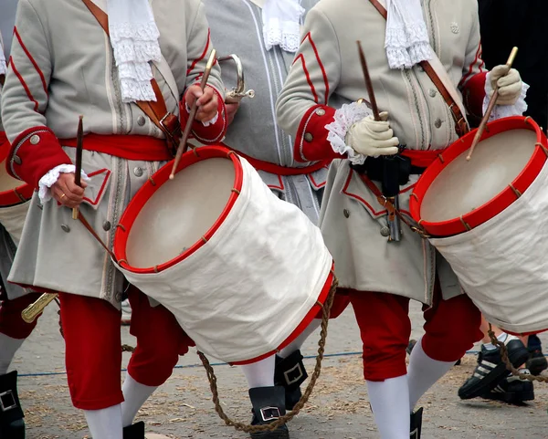 Rytíř Uniformě Kapelou — Stock fotografie