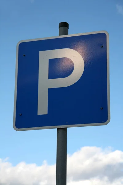 Parking Spot Road Sign Stock Photo