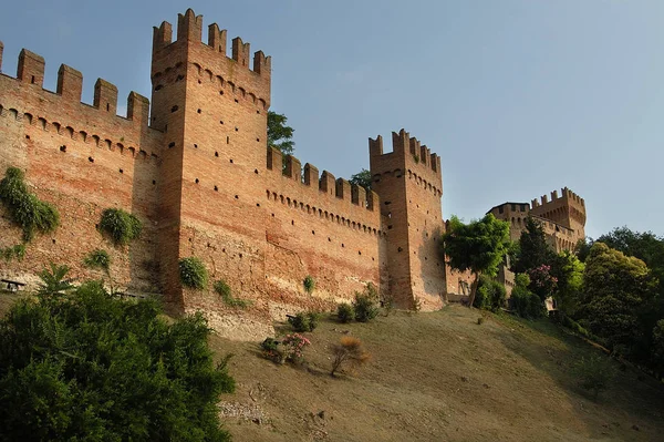 意大利的Castello Gradara — 图库照片