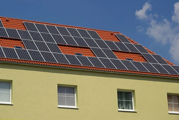 Impianto Solare Impianto Solare — Foto Stock