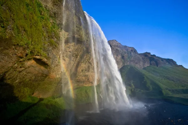 Vista Panorámica Del Majestuoso Paisaje Con Cascada —  Fotos de Stock