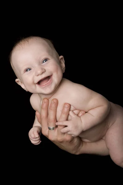 Schattig Gelukkig Baby Meisje — Stockfoto