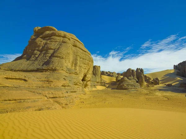 Deserto Sabbioso Paesaggio Dunistico — Foto Stock