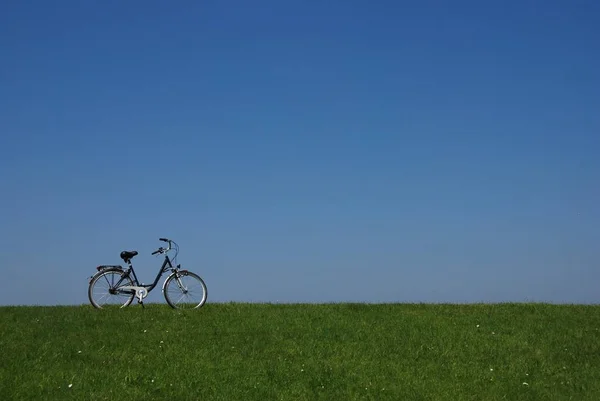 Fiets Dijk — Stockfoto