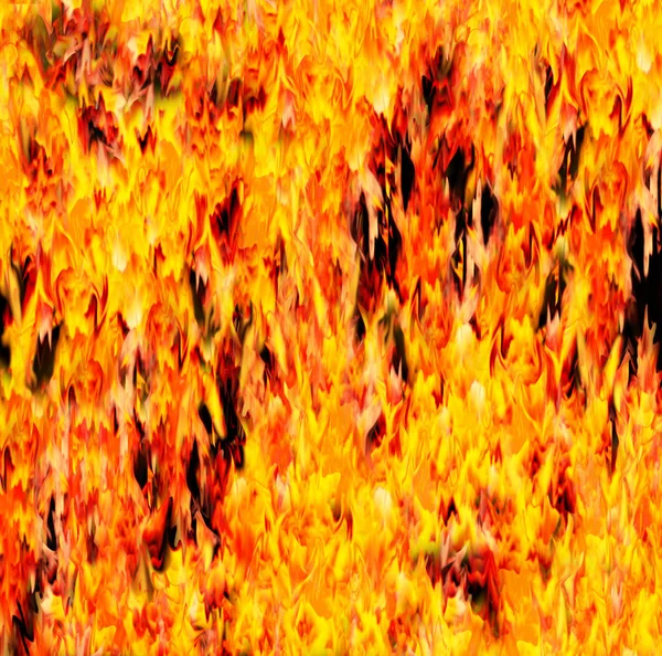 Rote Feuerflamme Lagerfeuer — Stockfoto