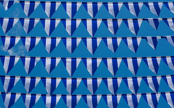 Bandera Azul Marco Completo — Foto de Stock
