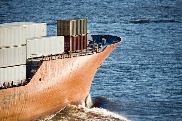 Frachtschiff Seetransport Für Die Schifffahrt — Stockfoto