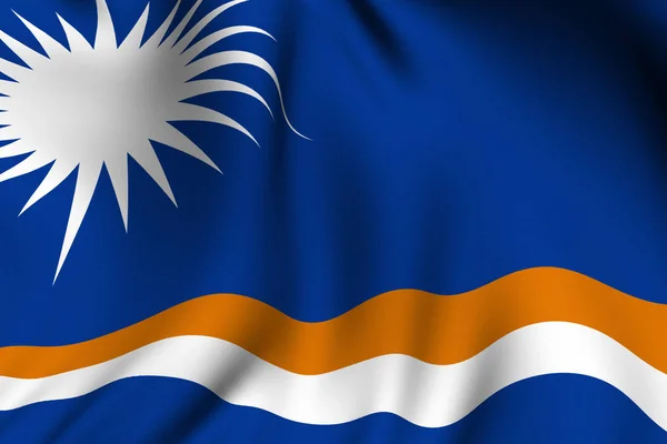 Bandiera Delle Isole Marshall — Foto Stock