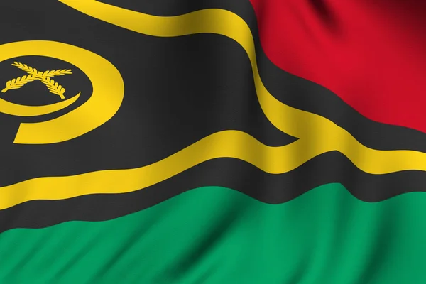 Bandiera Vanuatu Resa Bandiera Nazionale — Foto Stock