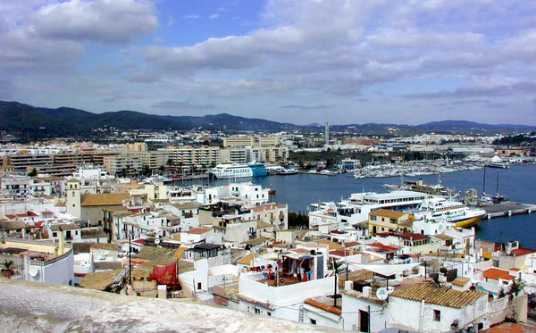 Panoramisch Uitzicht Ibiza — Stockfoto