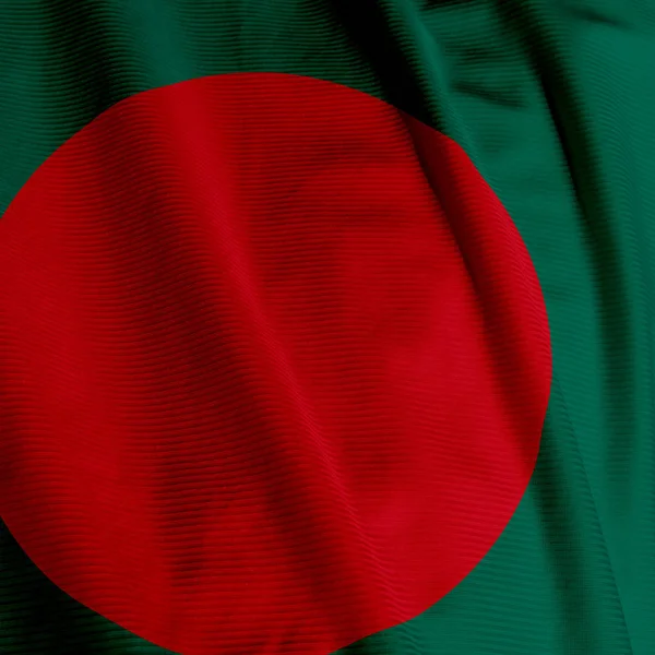 Σημαία Μπαγκλαντές Κλείσιμο Εθνική Σημαία — Φωτογραφία Αρχείου