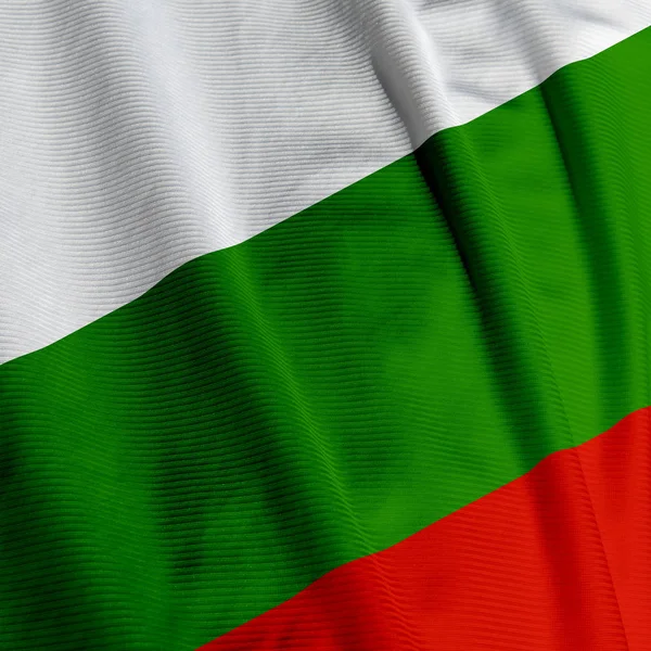 保加利亚国旗布告 — 图库照片