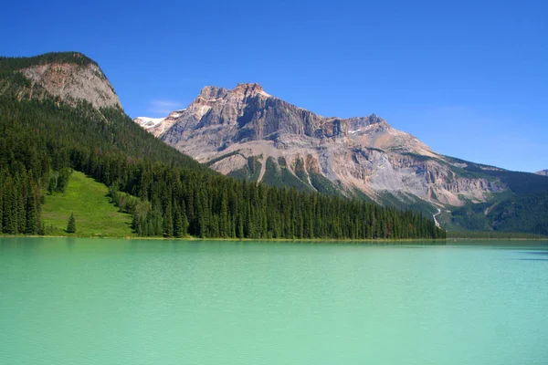 Lago Smeraldo Parco Nazionale Yoho Canada Foto Stock Royalty Free