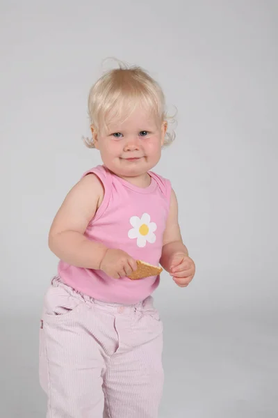 Nahaufnahme Porträt Des Süßen Kindes — Stockfoto