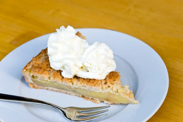 Gâteau Aux Pommes Crème — Photo