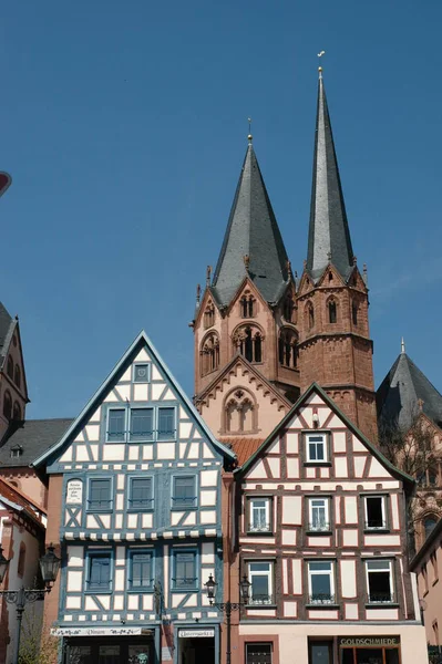 Untermarkt Marienkirche Gelnhause —  Fotos de Stock