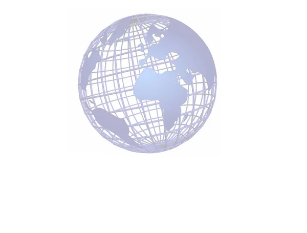 Логотип Компании Глобус Сетки — стоковое фото