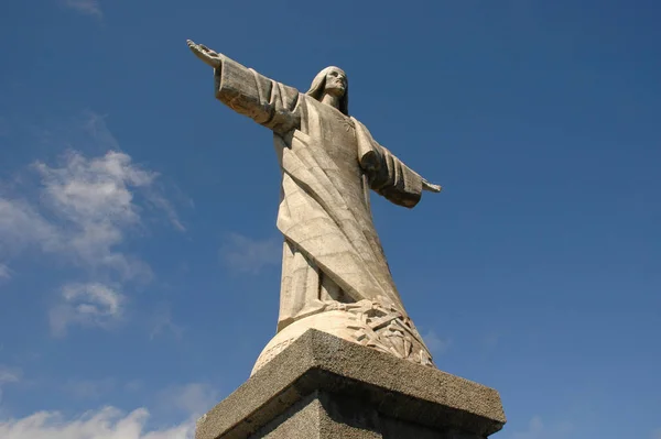 马德拉的基督雕像 — 图库照片