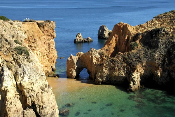 Costa Rochosa Algarve — Fotografia de Stock