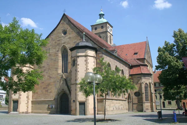 John Kilisesi Schweinfurt — Stok fotoğraf