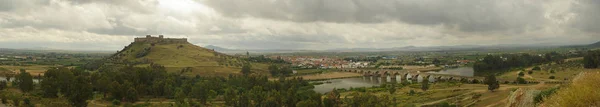 Vista Panorâmica Bela Arquitetura Medieval Fortaleza — Fotografia de Stock