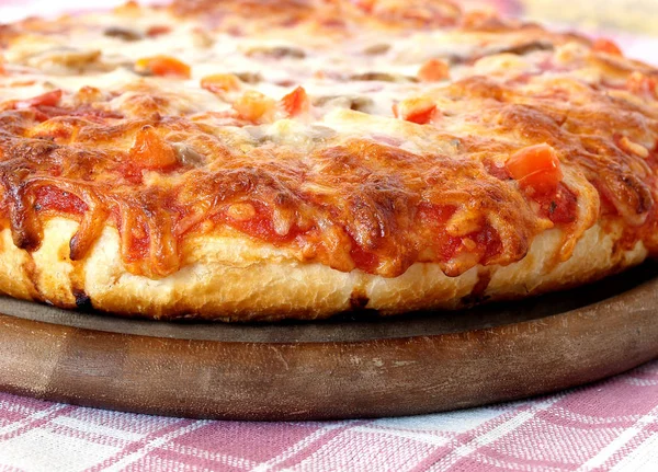 Fast Food Gustosa Pizza — Foto Stock