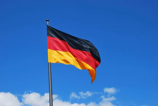 Tysklands Flagga Patriotism Och Nation — Stockfoto