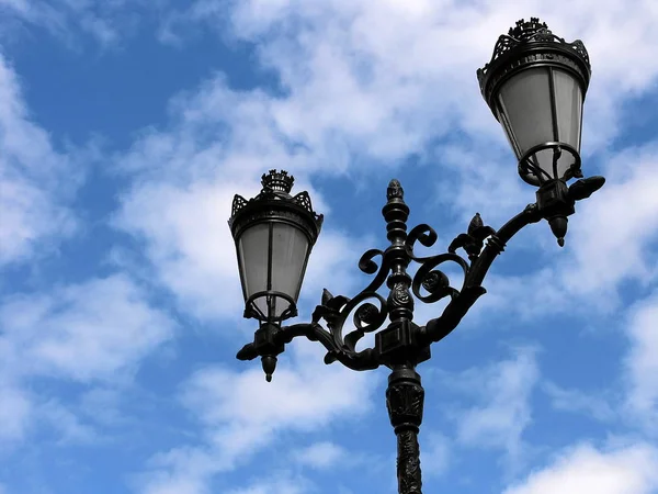 Вулична Лампа Місті — стокове фото
