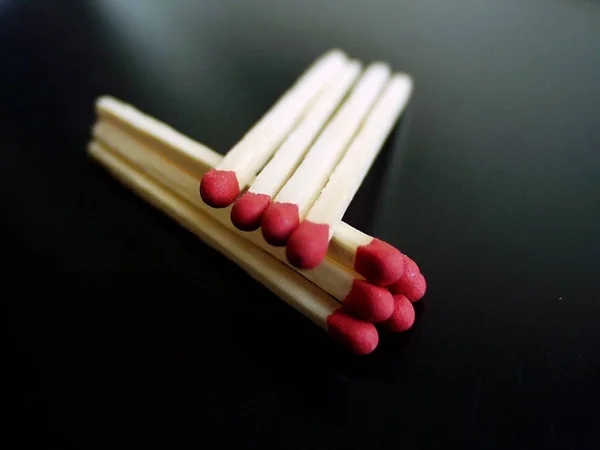 Wooden Matches Flammable Objects — Stock Photo, Image