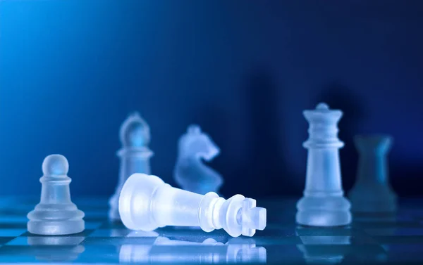 Chess Game Strategy Competition — Stock Photo, Image