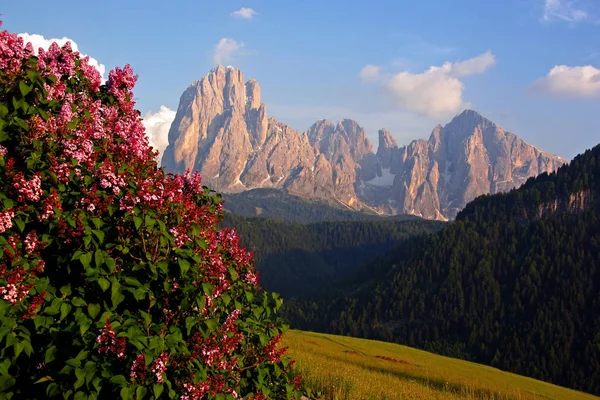 Vista Panoramica Bellissimo Paesaggio Con Catena Montuosa — Foto Stock